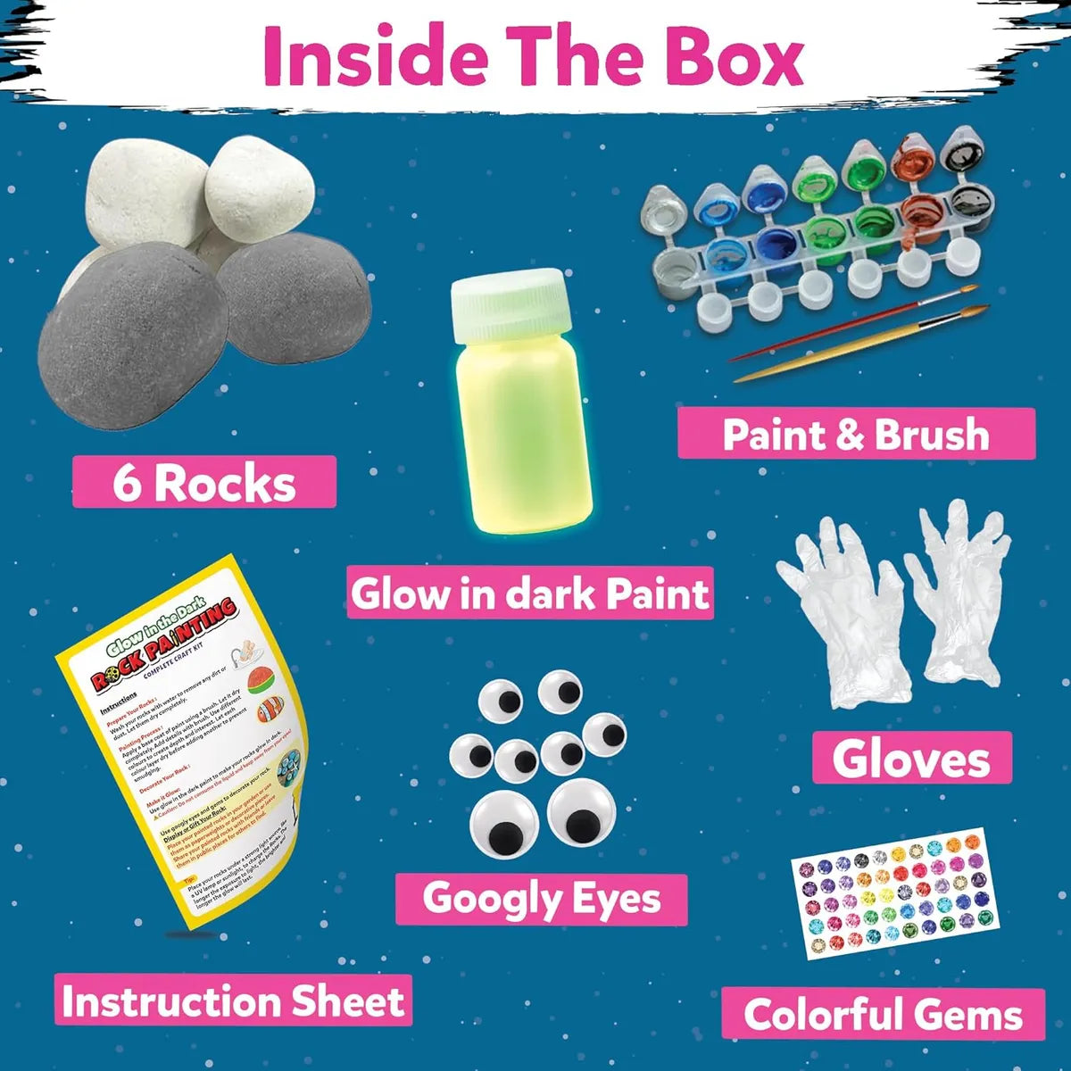 Glow In The Dark Rock Painting