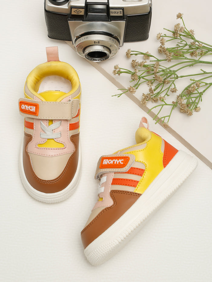 Donut Comfortable & LightWeight Sneakers With Elastic Laces - Beige (Unisex)