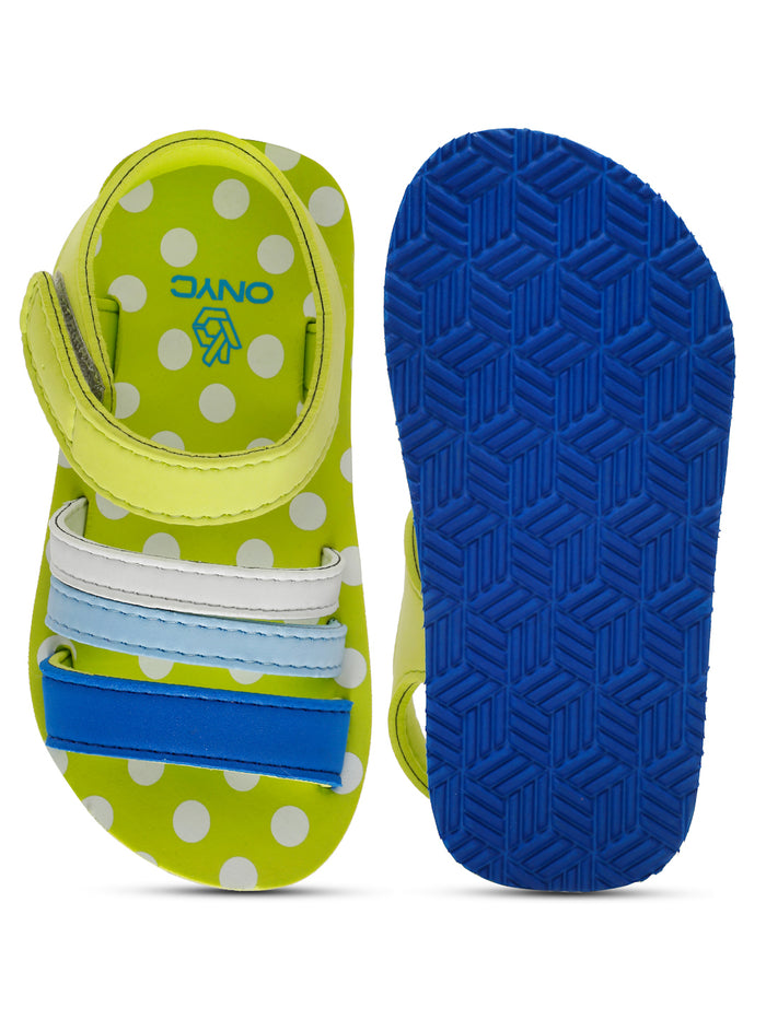 ONYC Premium Butterscotch Kids Sandals for Girls (Lime Green)