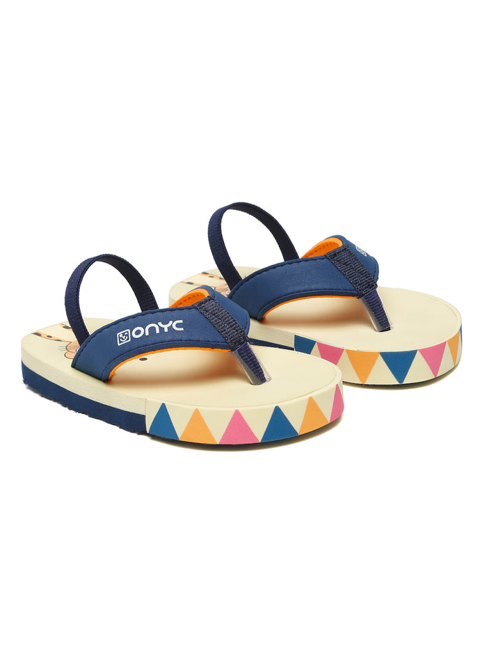 Premium Leo V-Shape Flip-flops With Adjustable BackSupport - Beige (Unisex)