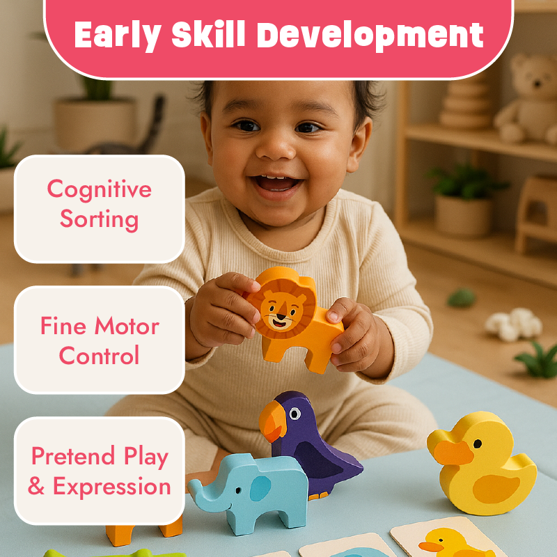 Little Wild Friends with Matching Cards