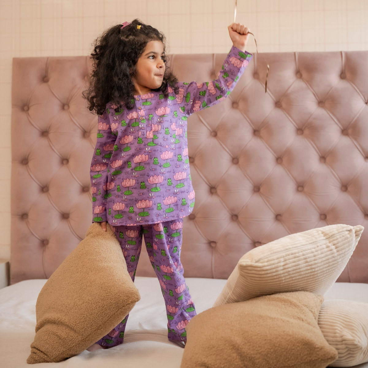 Lotus Print PJ set (Full Sleeves)