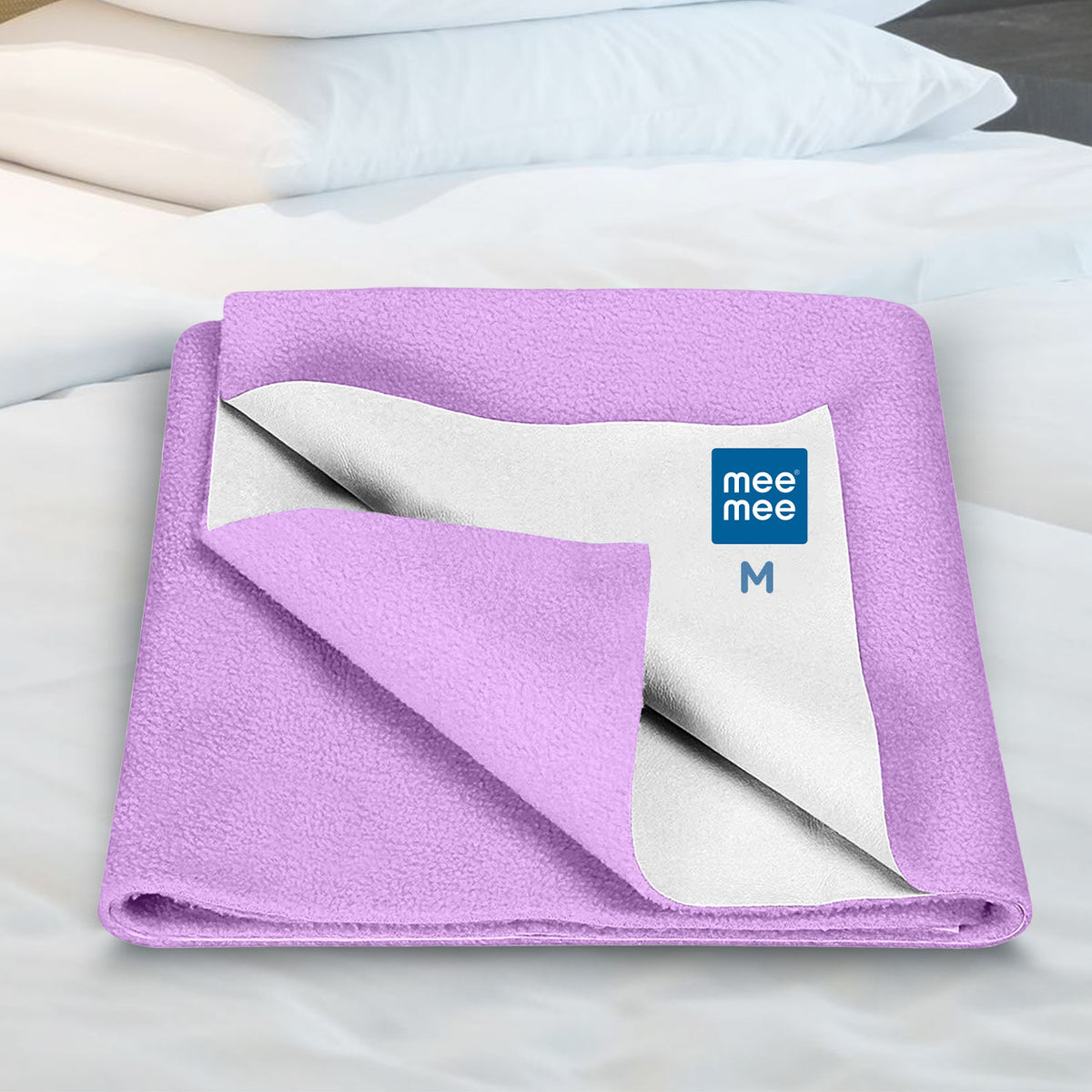 Purple Water Proof Total Dry Sheet Protector Mat (Medium)