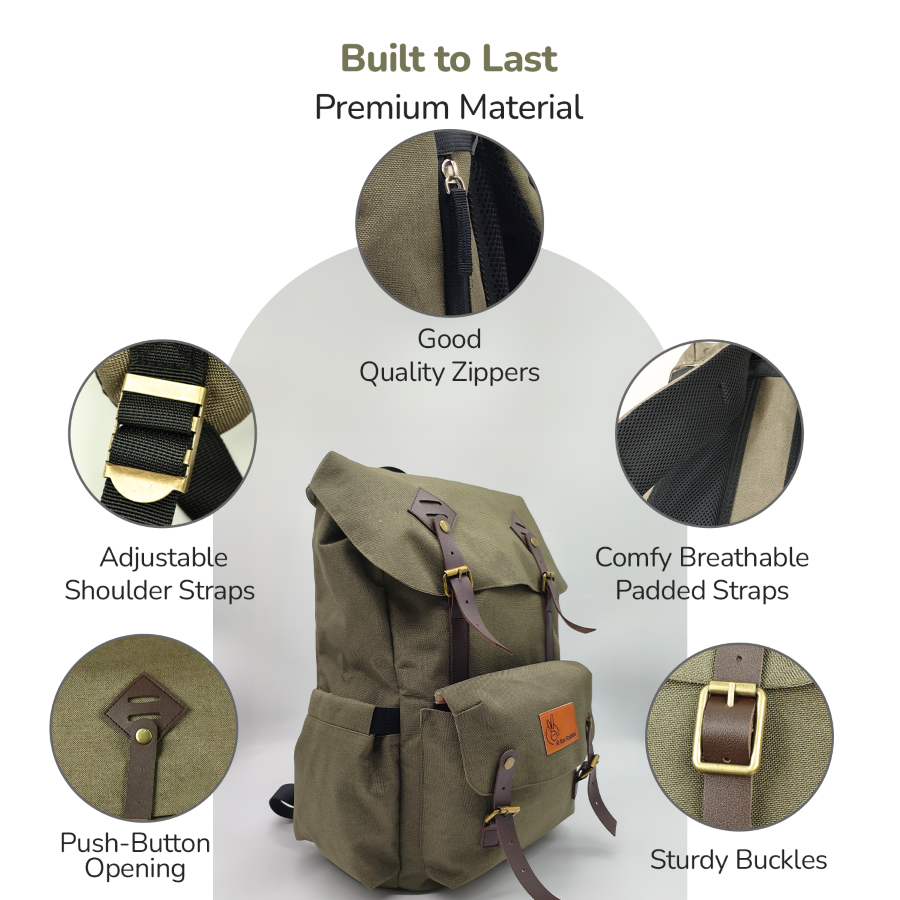 Caramello Sportz Premium 900D Polyester Diaper Bag with Insulated Pockets