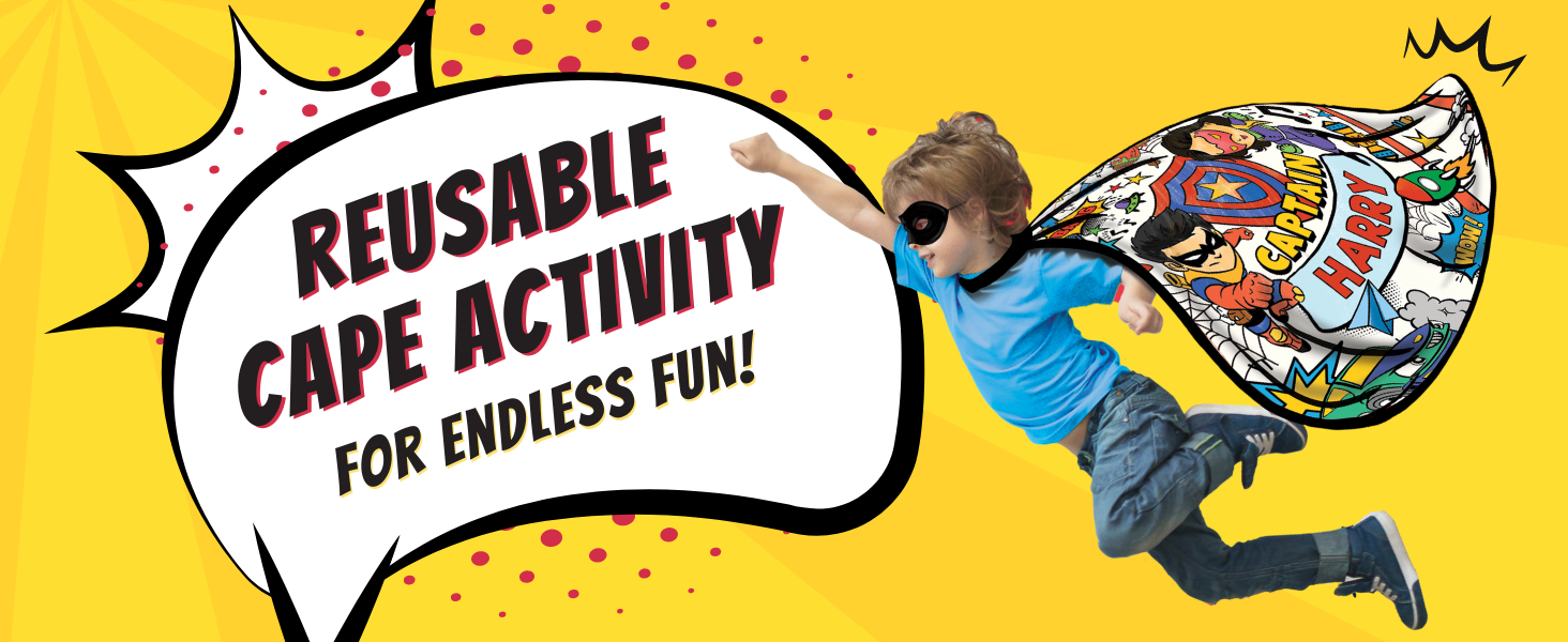 My Super Hero Cape Kit ( Washable)