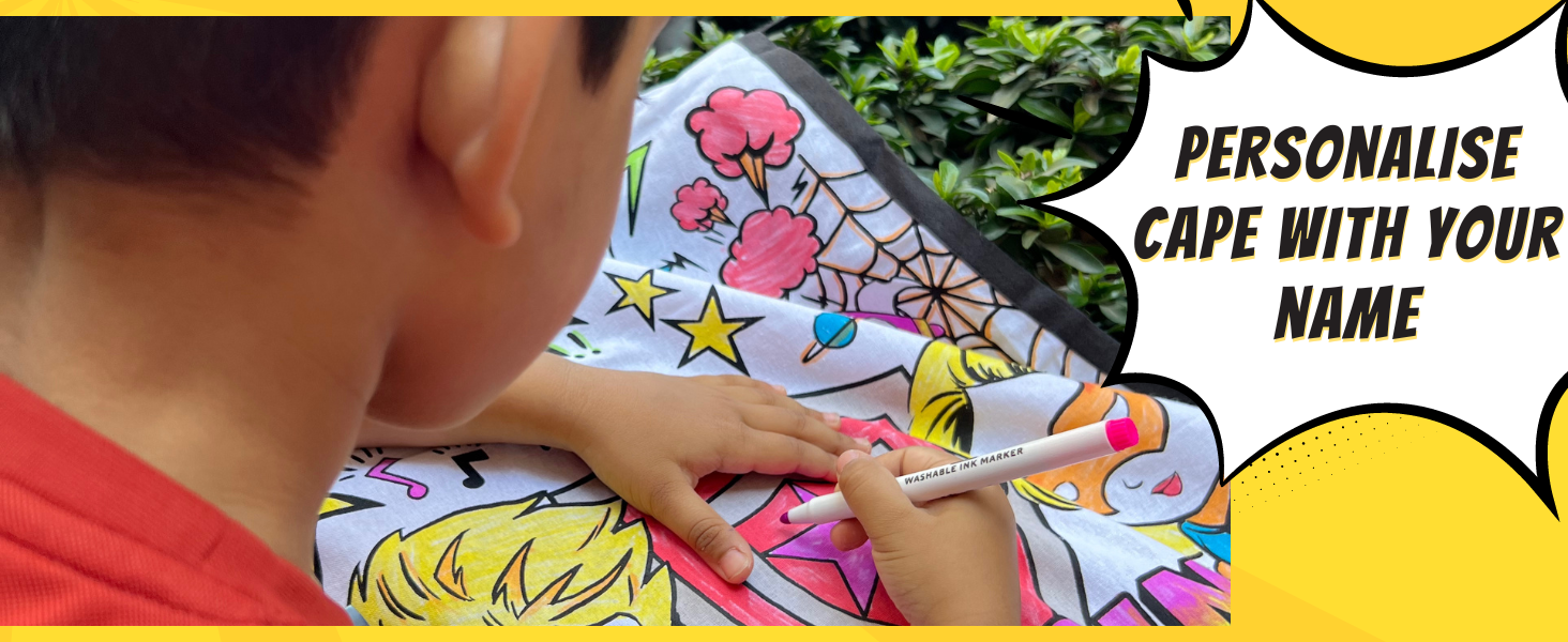 My Super Hero Cape Kit ( Washable)