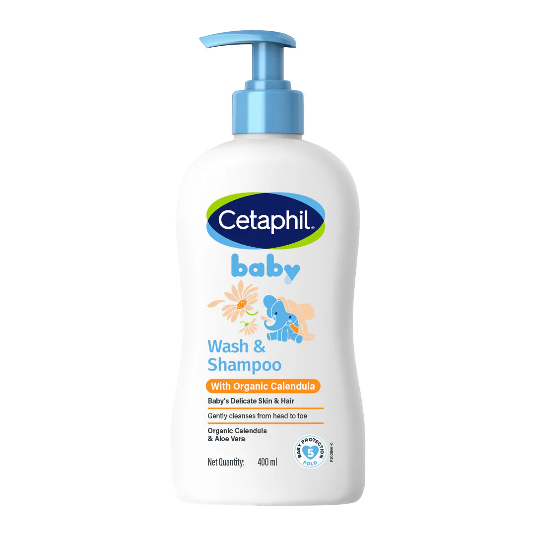 Cetaphil Baby Wash & Shampoo with Organic Calendula 400 ml