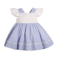 Celeste Sky Dress - White & Blue
