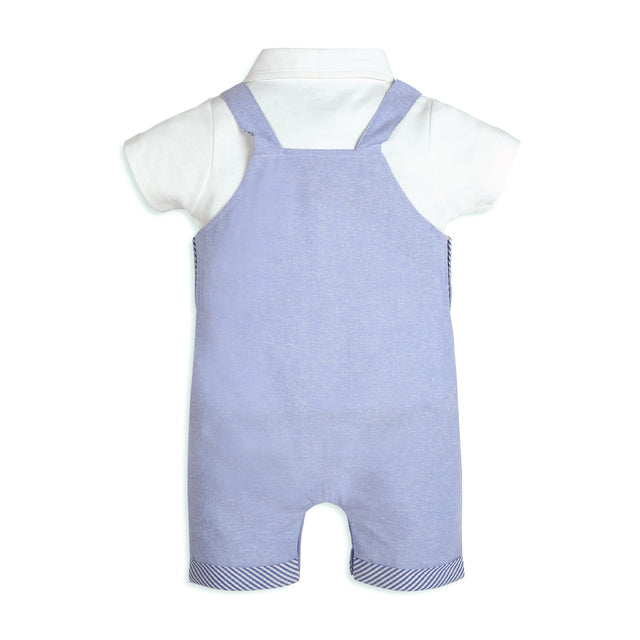 Brooks Oxford Chambray Dungaree with Knit Tee