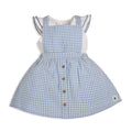 Meadow Dungaree Set - Blue & White