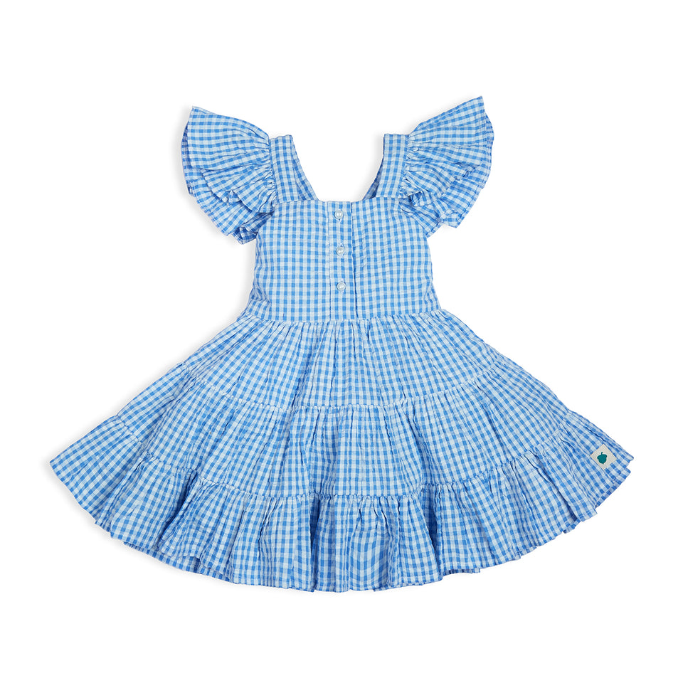 Livia Breeze Gingham Dress - Blue