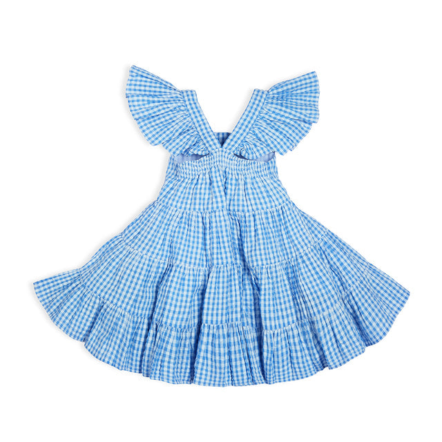 Livia Breeze Gingham Dress - Blue