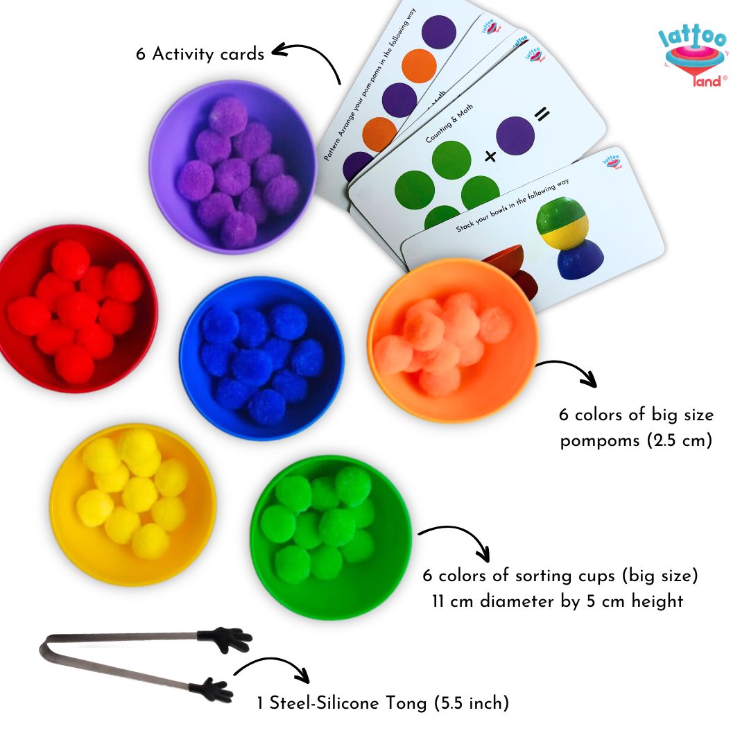Rainbow Sorting Activity Set