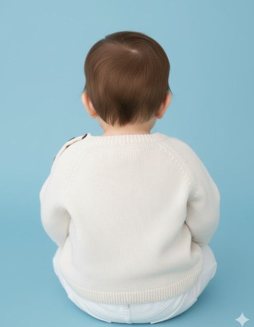 Cream Knitted Love Sweater