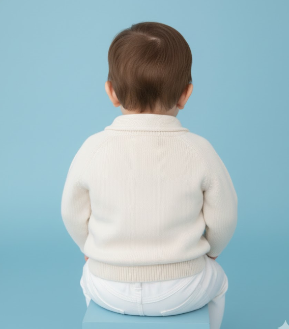 Cream Knitted Sunshine Sweater