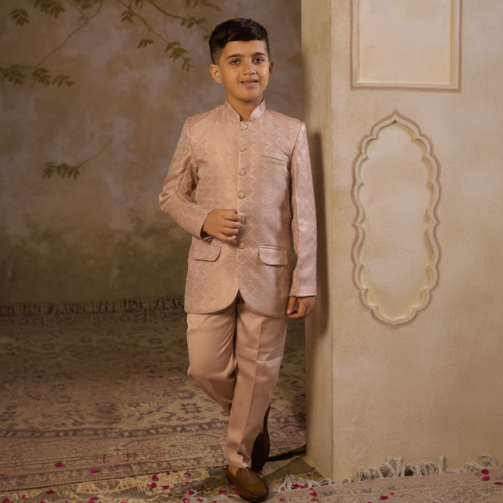 Peach Boys Sherwani