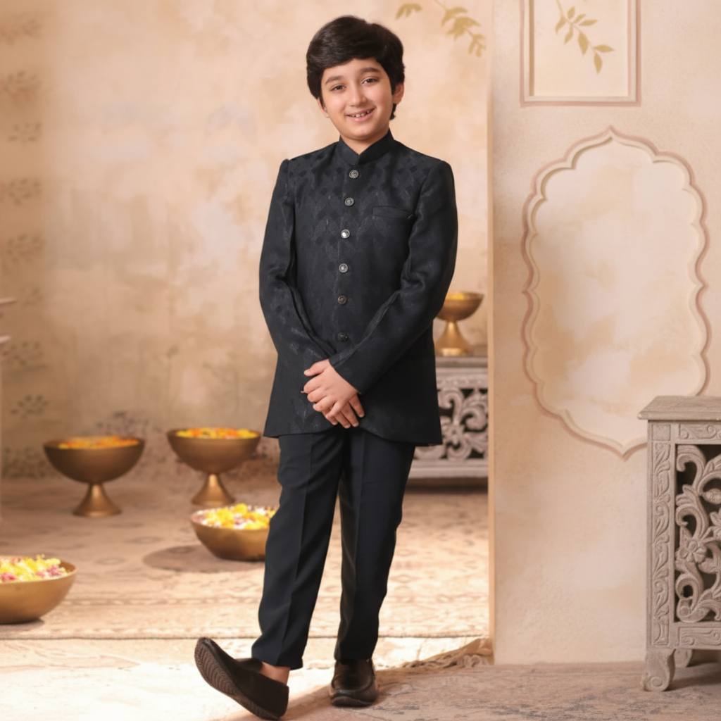 Blue Boys Sherwani