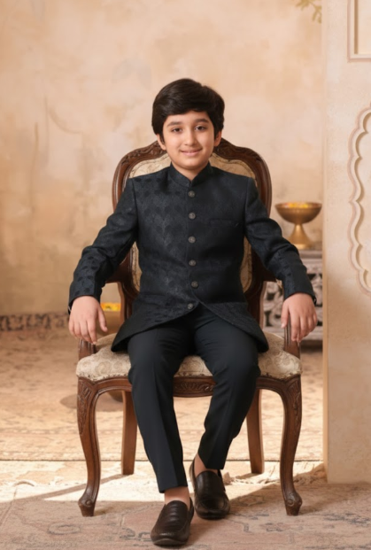 Blue Boys Sherwani