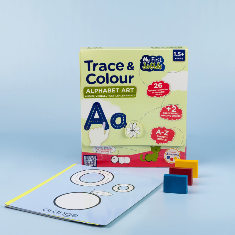 My Dabble ABC Trace &
Colour Kit | Multi-Sensory
Alphabet Learning for Kids