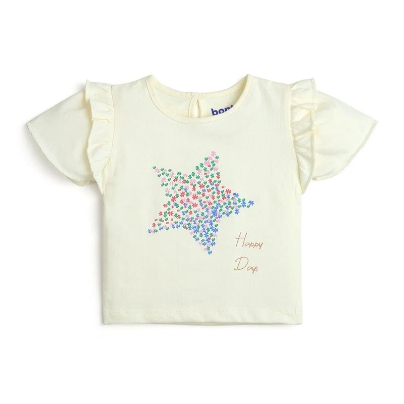 TWINKLE FLOWER STAR TEE