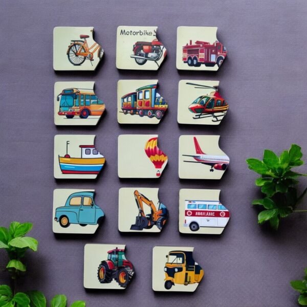 Transportation 2-Piece Puzzles
