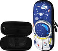 Astronaut 3D Alien Art Canvas Pencil Box  (Set of 1, Blue)