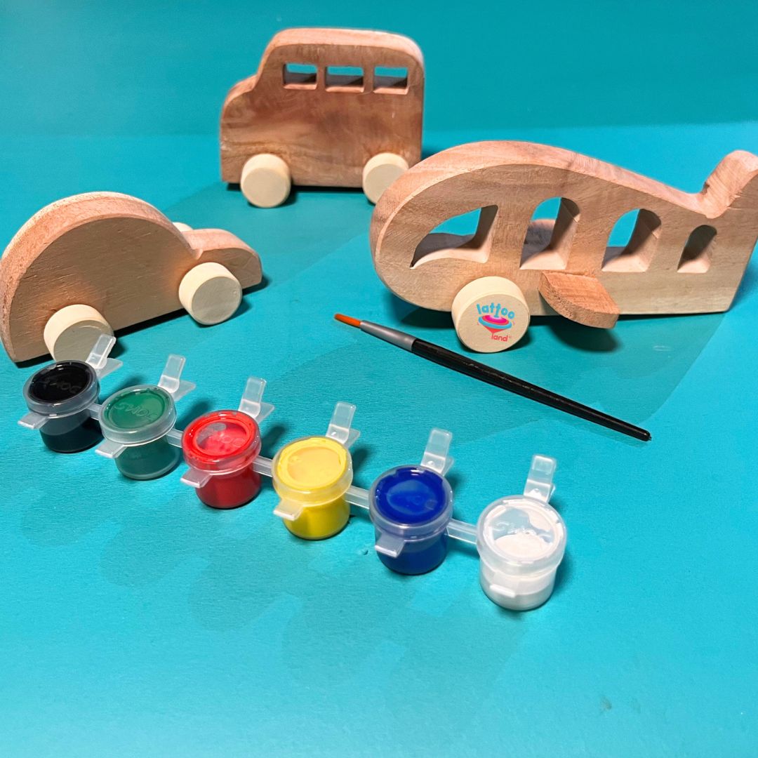 Paint and Play Vehicle Set