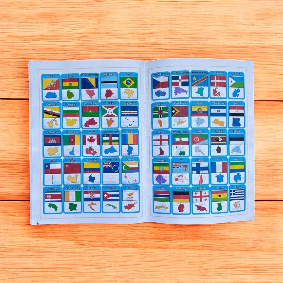 World Map Countries Peg Puzzle