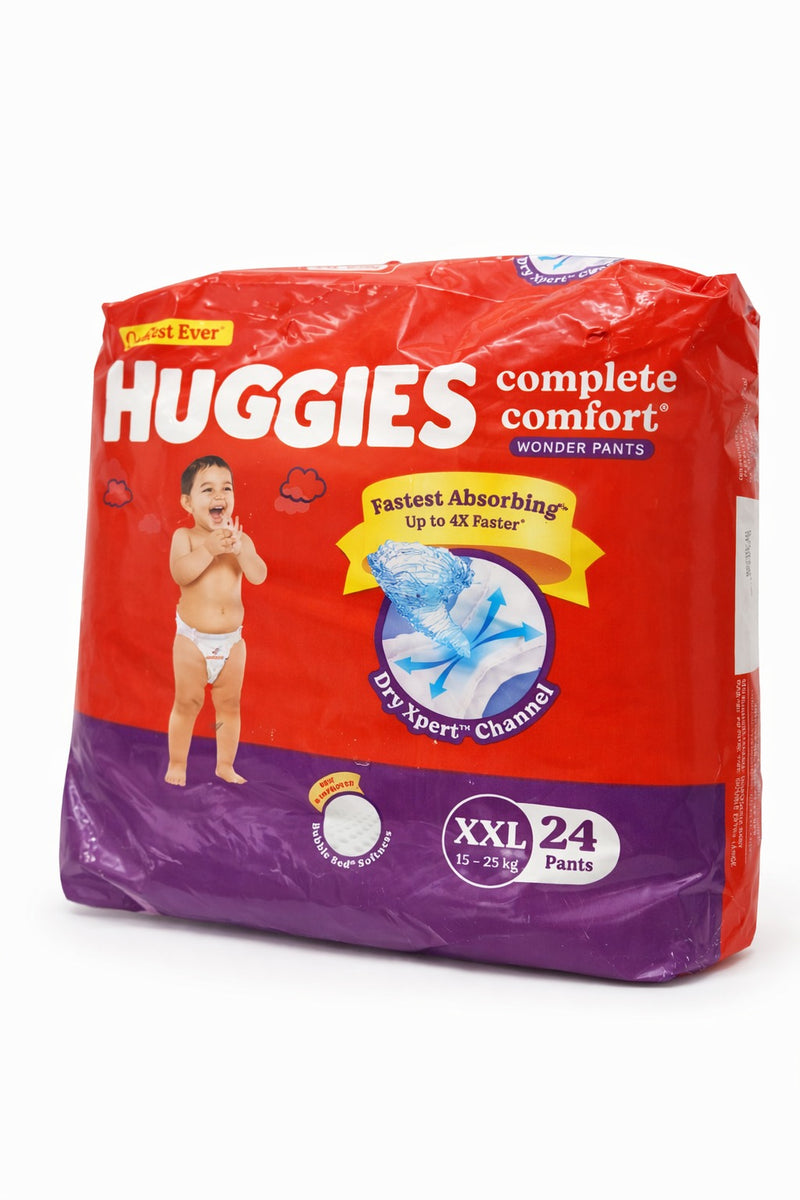 Huggies Wonder Pants Double Extra Large Size Baby Diapers xxl  (24 Count)