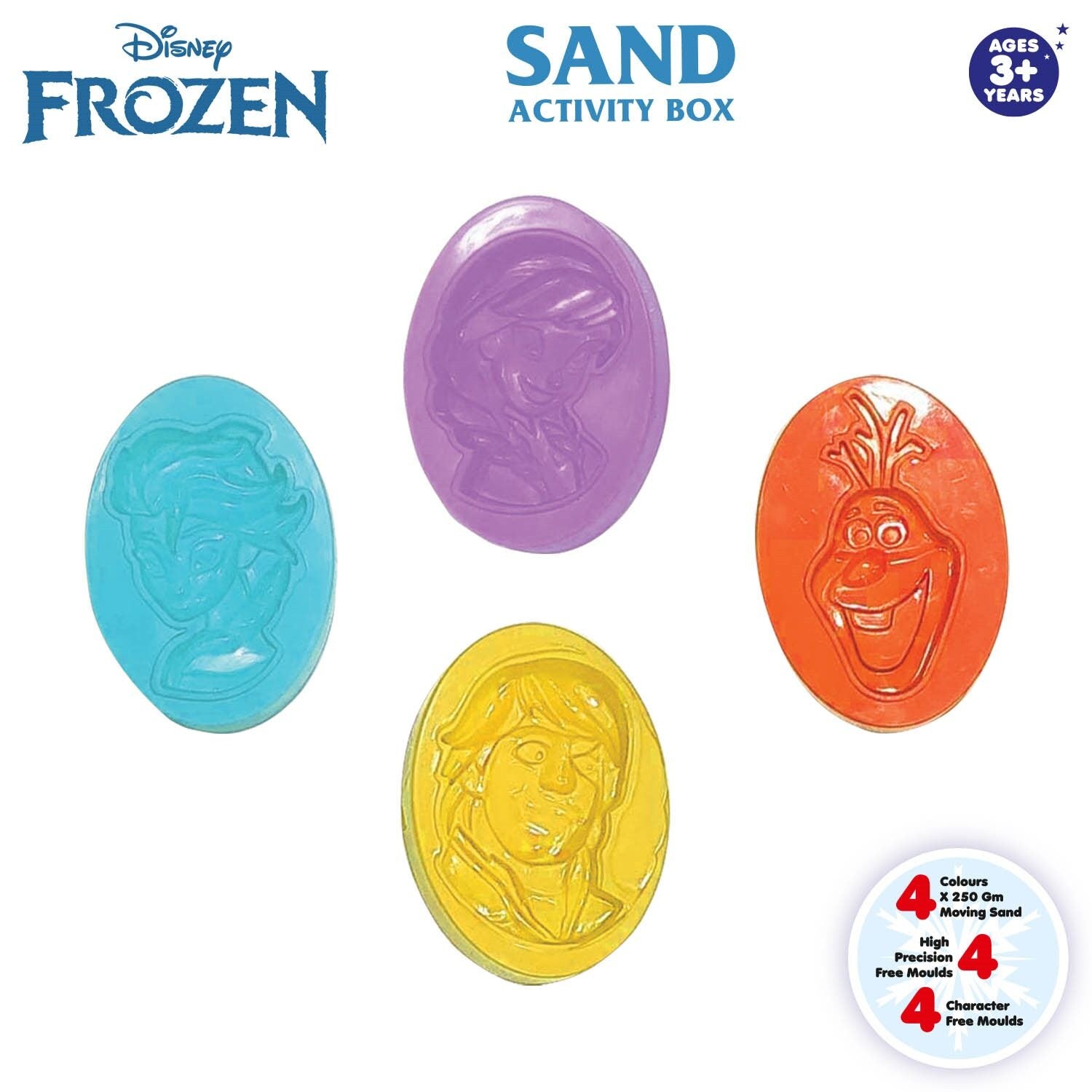 Disney Frozen Sand Activity Box - Creative Sand Play & Moulding Set