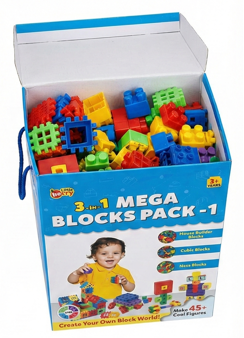 3 in 1 Mega Blocks Pack - 1