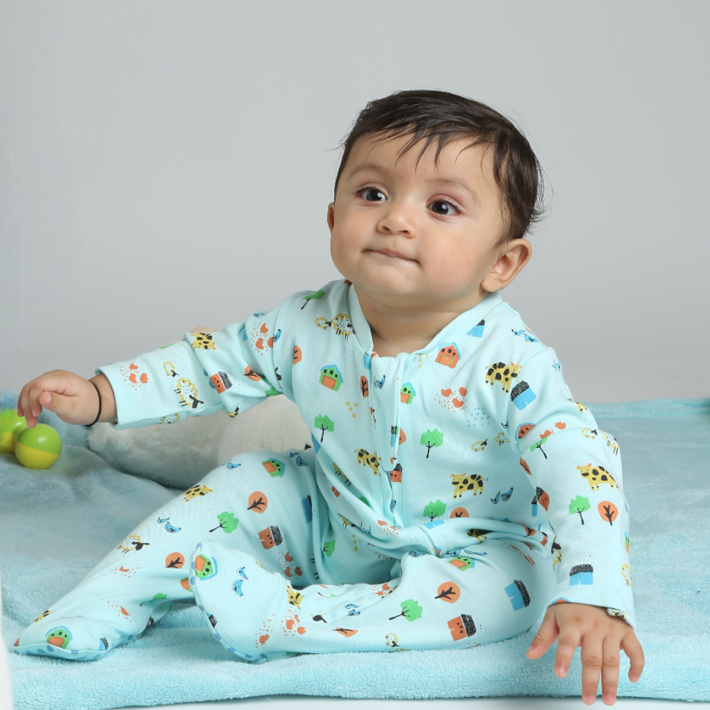 TRACTOR TROT SLEEPSUIT