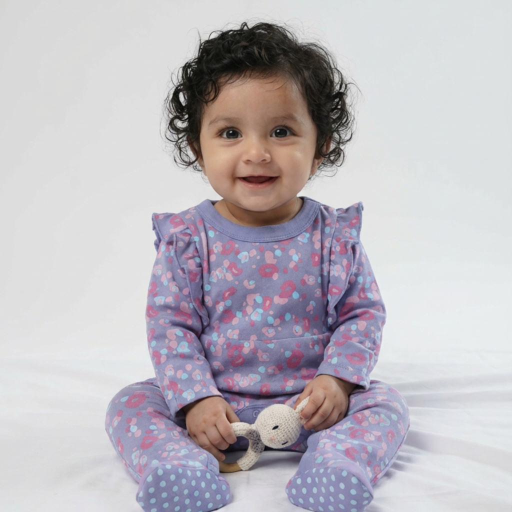 SWEETHEART RUFFLE FOOTSIE