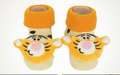 Tigger Soft Knit Baby Booties – Orange Edition