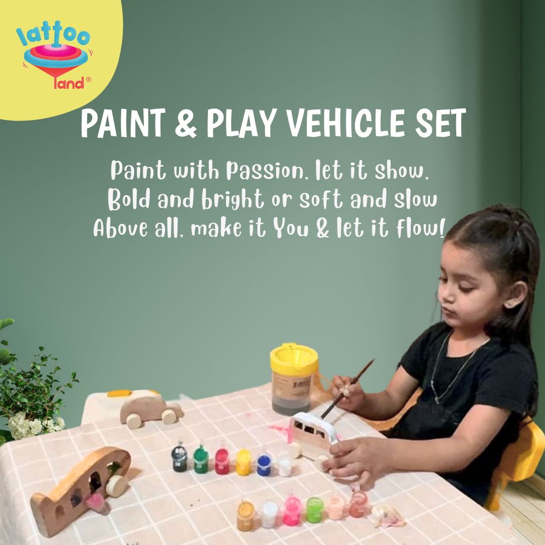 Paint and Play Vehicle Set