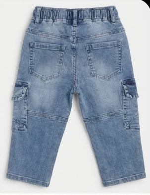 Shady Blue Cargo Pants