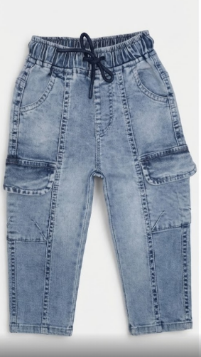 Shady Blue Cargo Pants