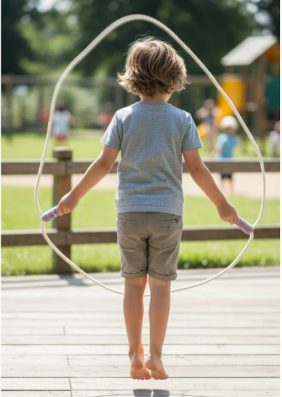 Skipping Rope Golden Hair
