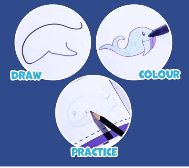 Step By Step Drawing Book (Mystical Marine Life)