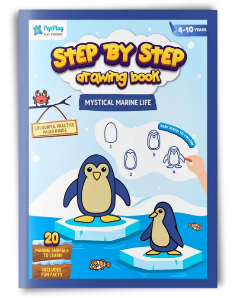 Step By Step Drawing Book (Mystical Marine Life)