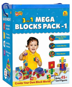 3 in 1 Mega Blocks Pack - 1