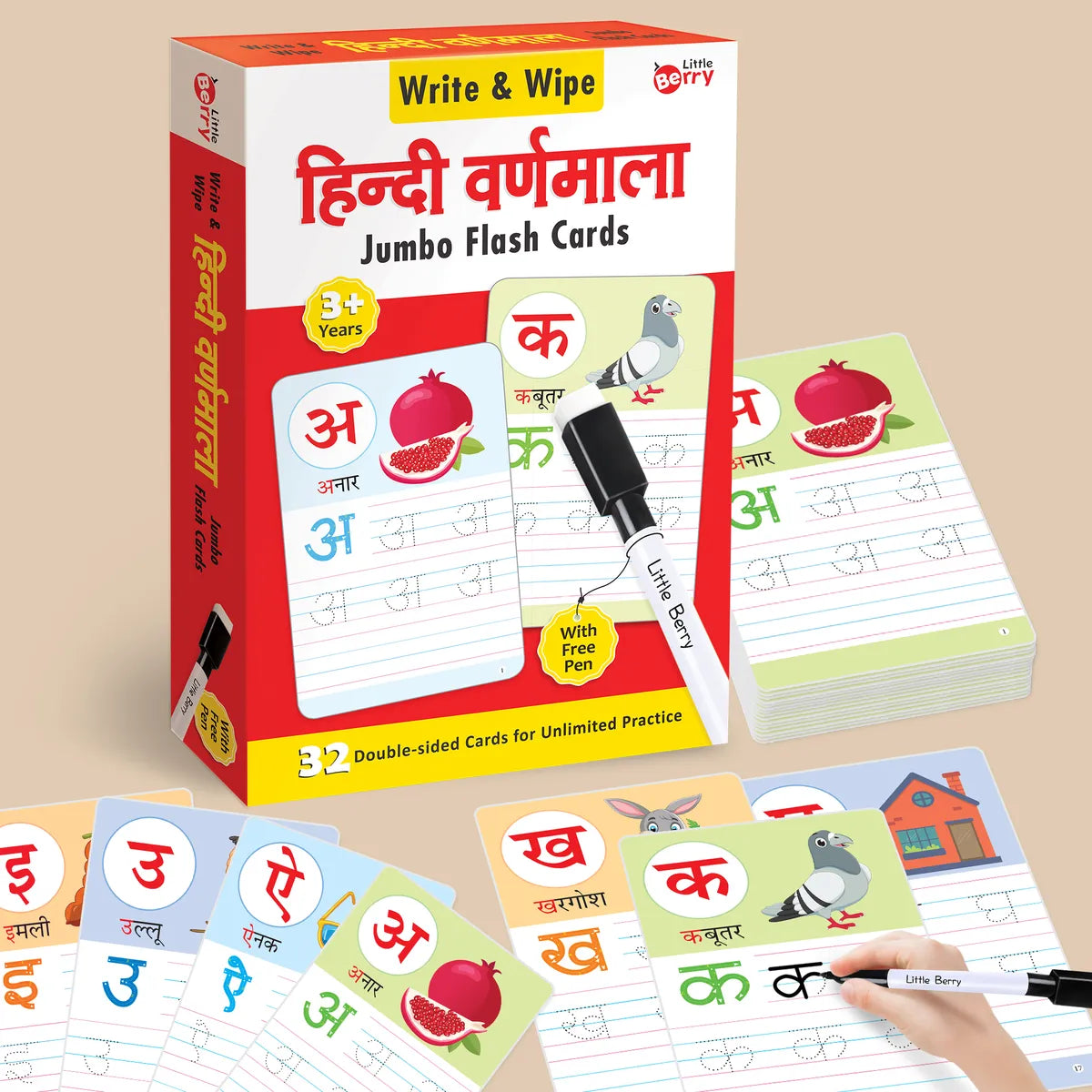 Write & Wipe Hindi Varnmala