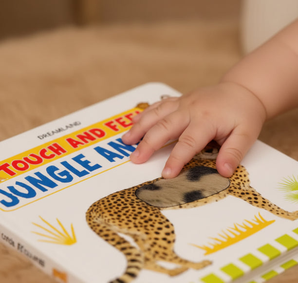 Jungle Animals - Touch and Feel Sensory Board Book