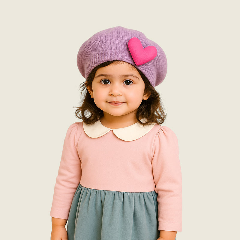 Baby Beret Hats- Lavender Love