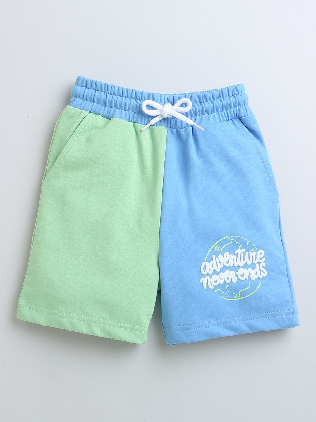 Blue & Green Boys Shorts