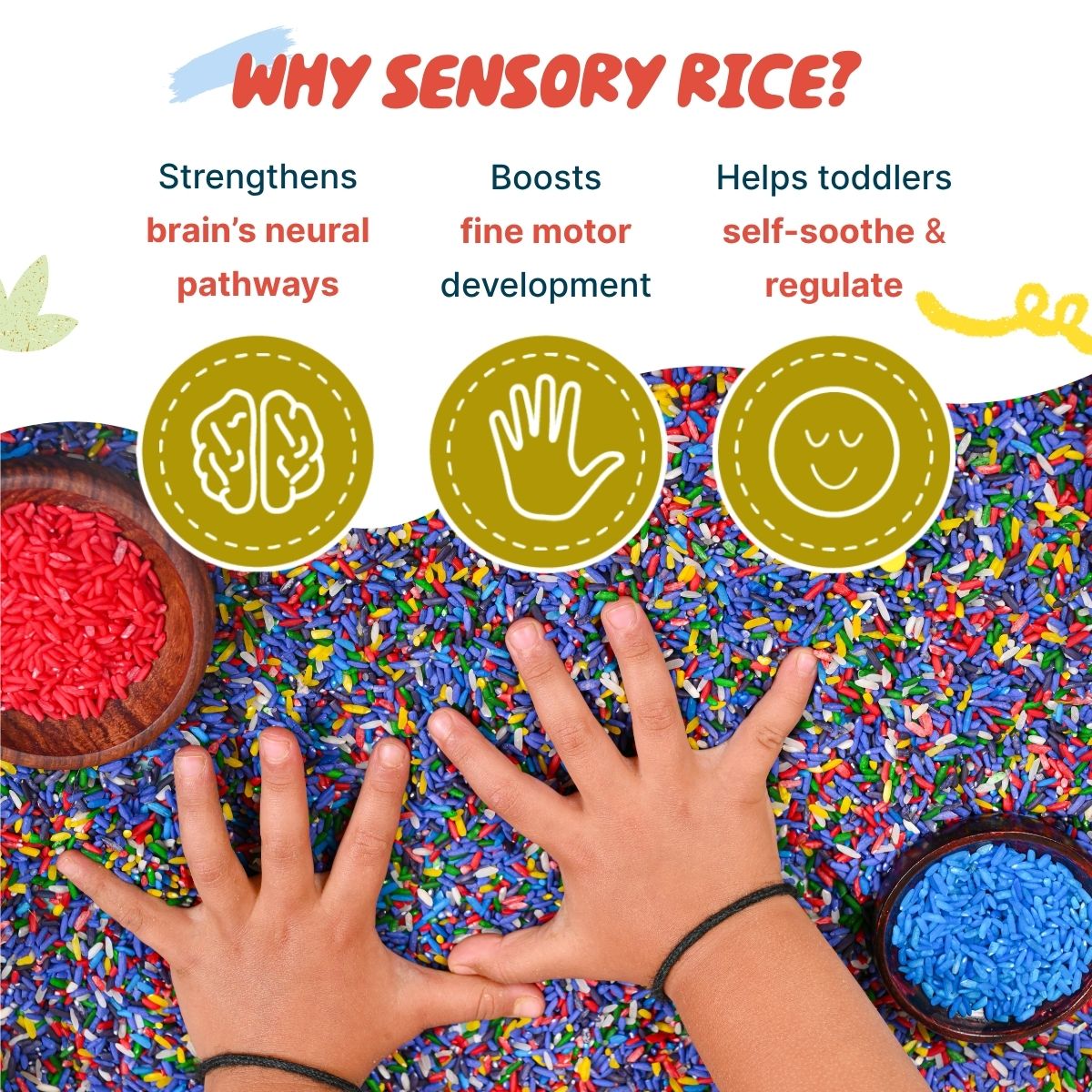 Dabble Sensory Rice Play
Kit