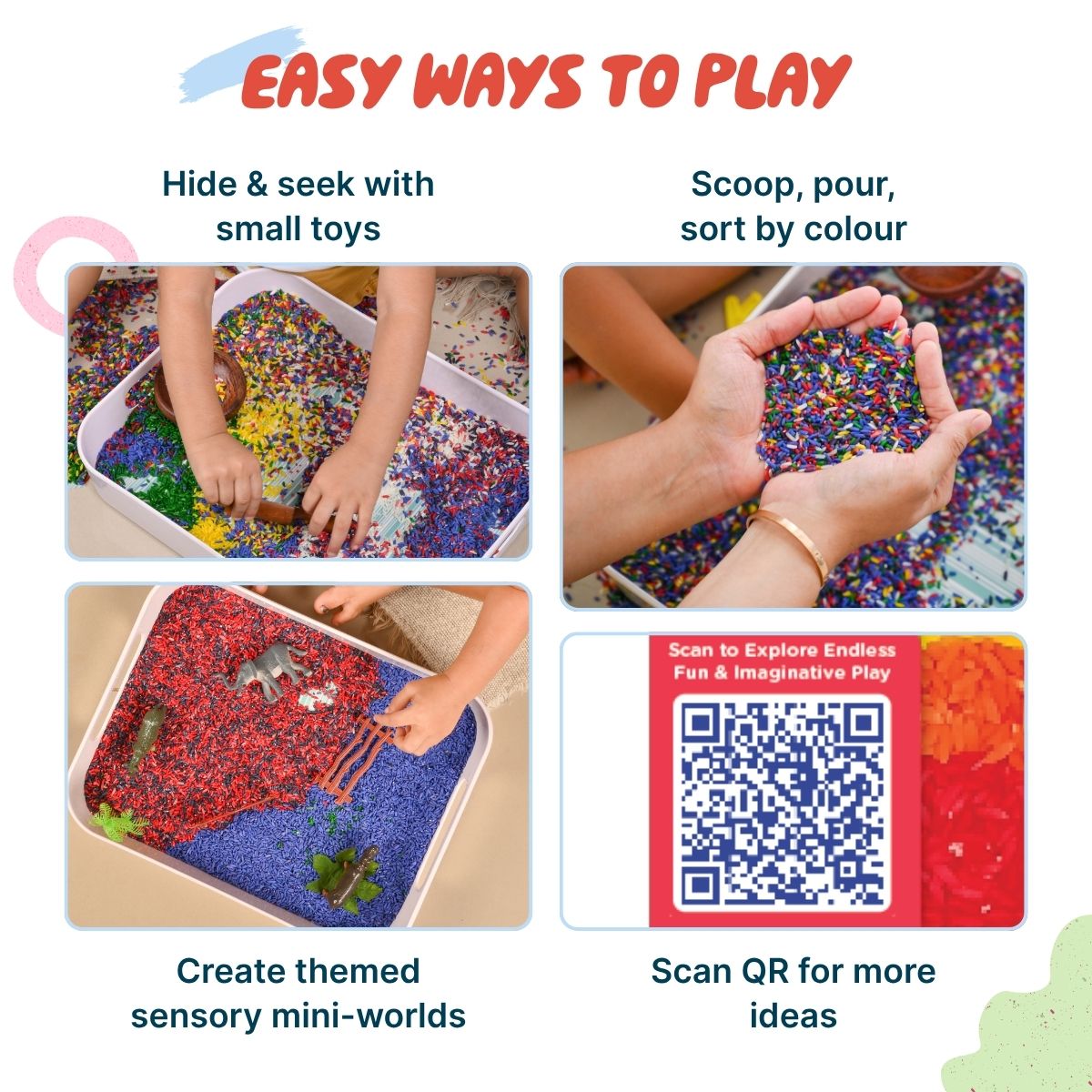 Dabble Sensory Rice Play
Kit