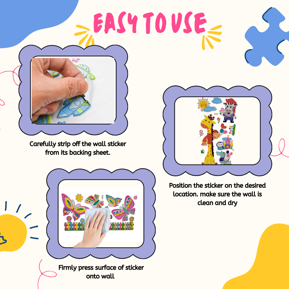 Car stickers| KIDS ROOM WALL DECORS