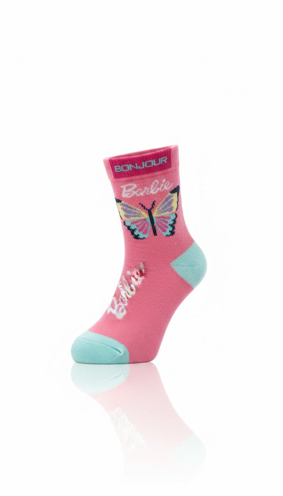 Barbie Socks With Pink And Blue Colour