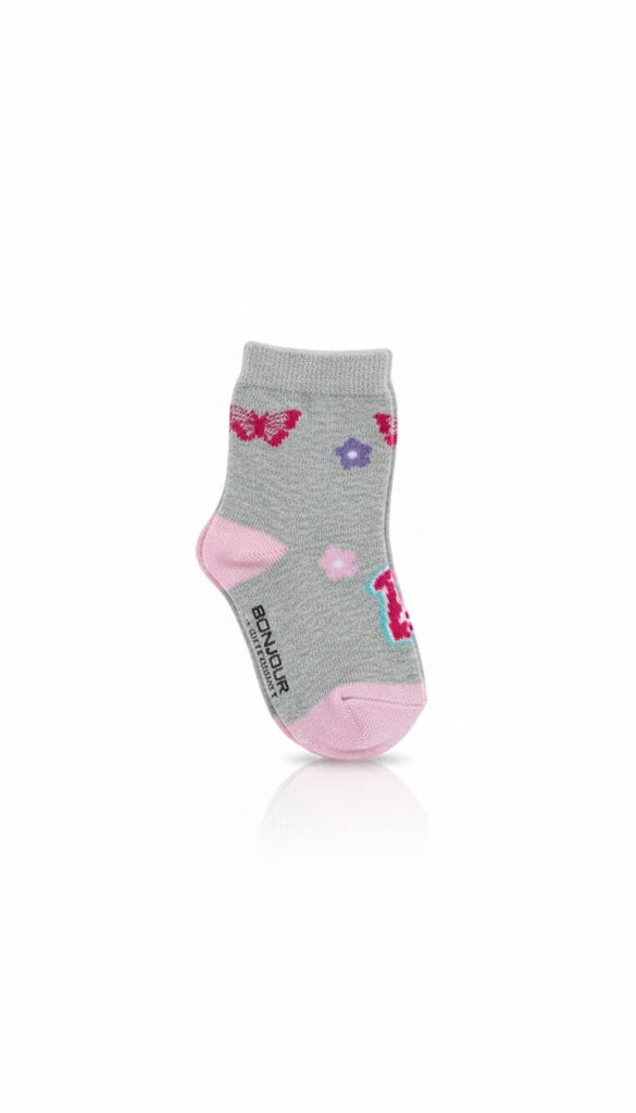Barbie Socks With Heather Grey Colour